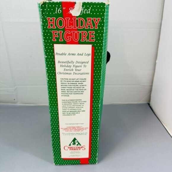 Holiday Creations 16" Stuffed Holiday Figure Santa Claus Posable Arms And Legs - Picture 11 of 14